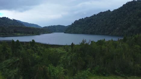 serene lake in the mountains