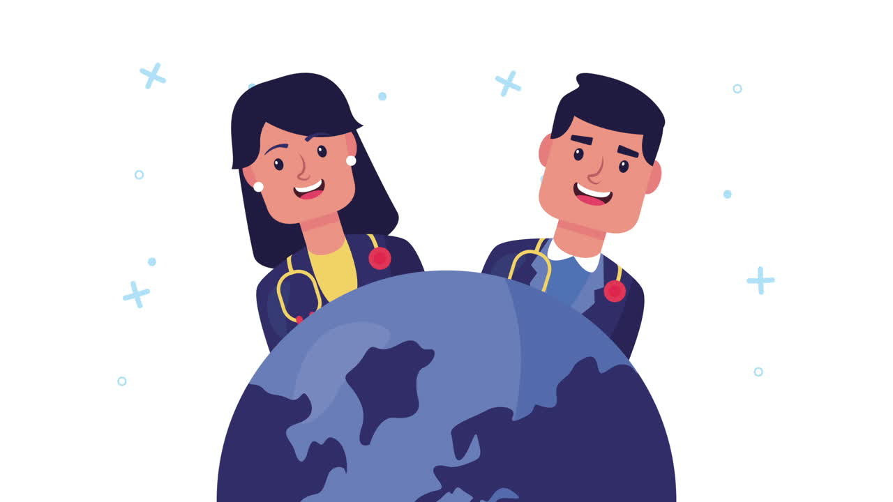 profesionales de la salud en todo el mundo