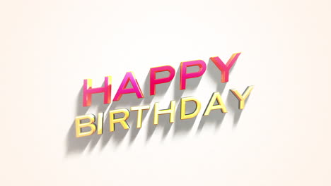 feliz cumpleaños en textura degradada blanca