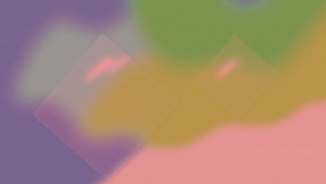 colorful abstract shapes and gradients in animation
