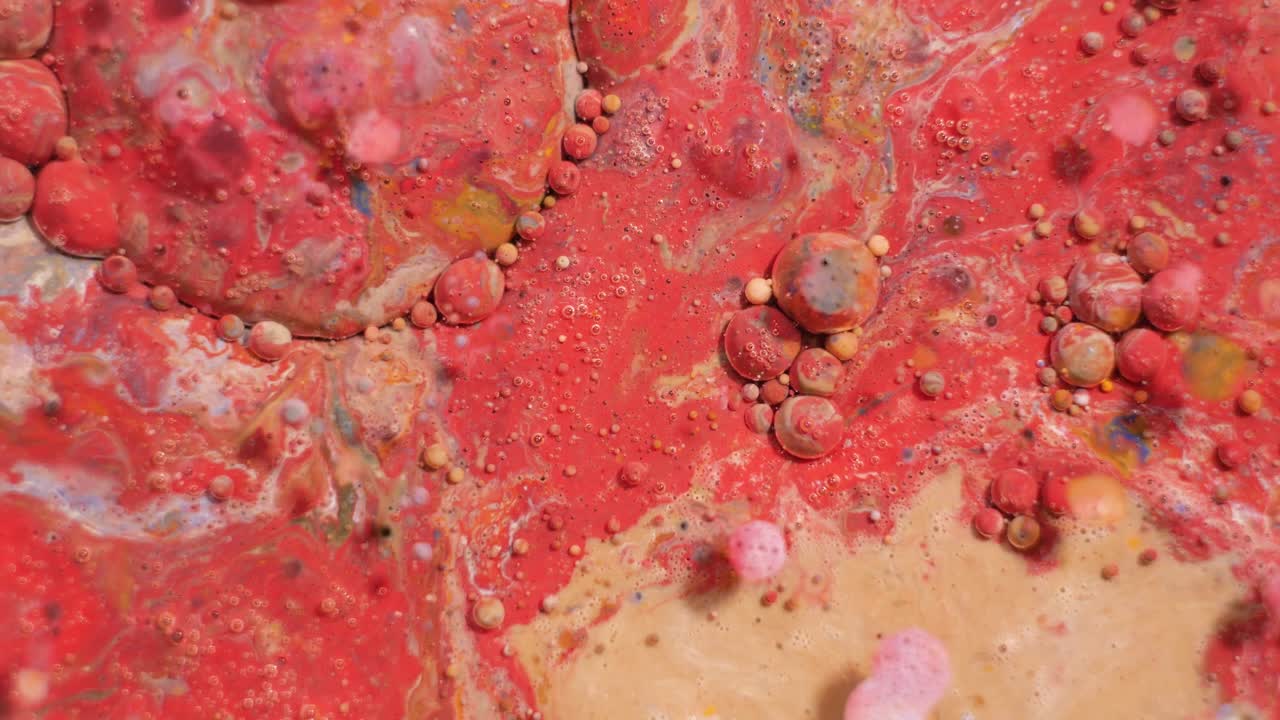 абстрактное жидкое искусство с пузырьками