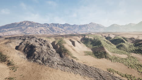 vista aérea del desierto del sáhara