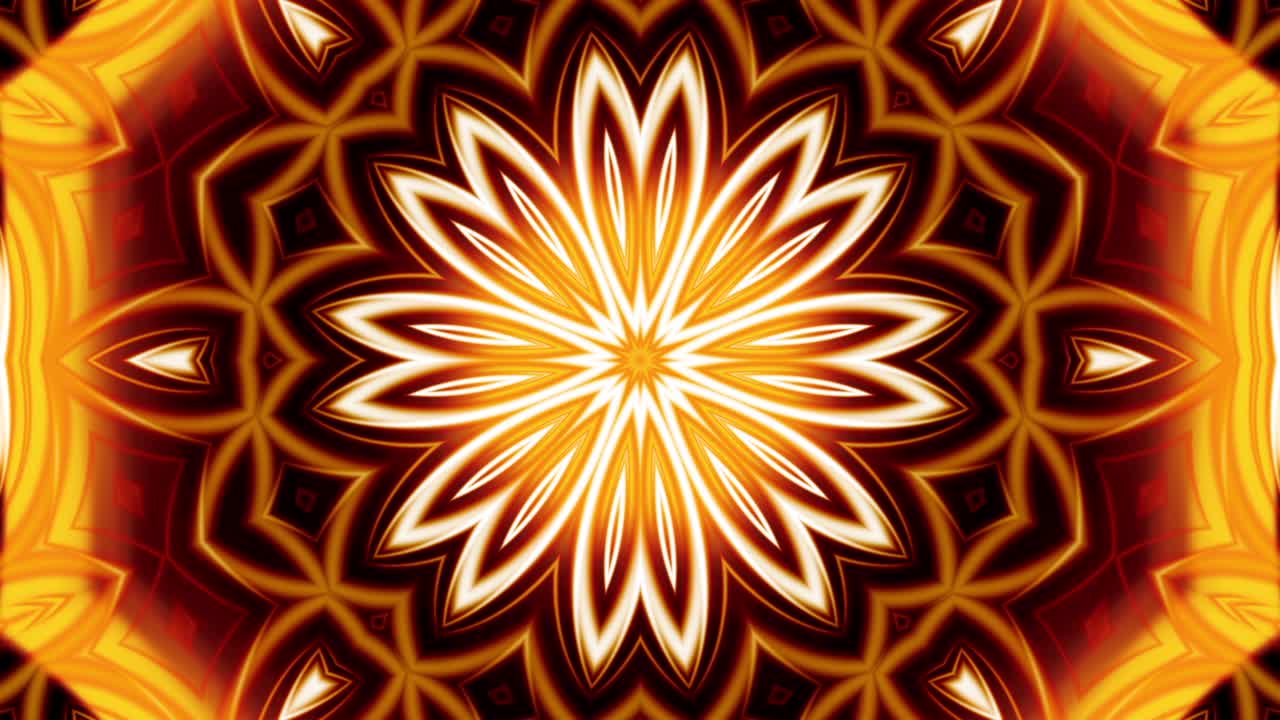 arte fractal del bucle del tulipán rojo