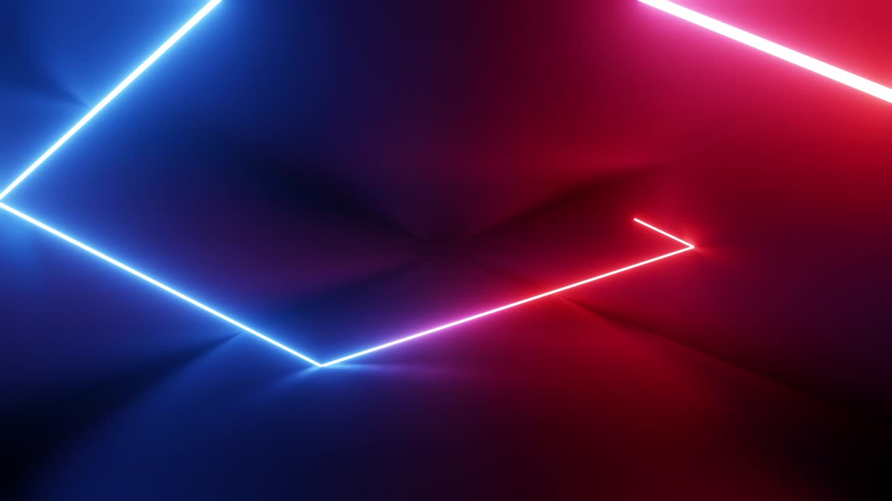 Footage of abstract laser animation in rectangle tube | Premium Stock ...
