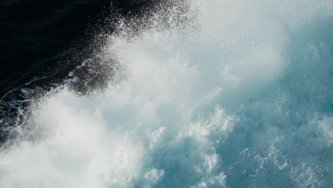 the tranquil beauty of splashing whitewater is captured in a soothing close-up shot