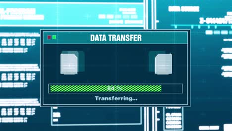 Data Transfer Progress and Completion
