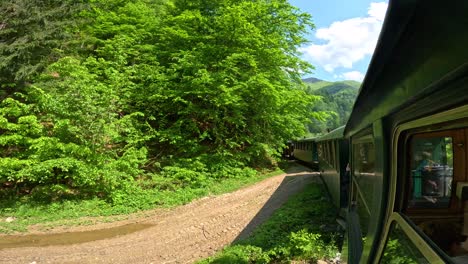 tren de vapor mocanita desde el condado de maramures