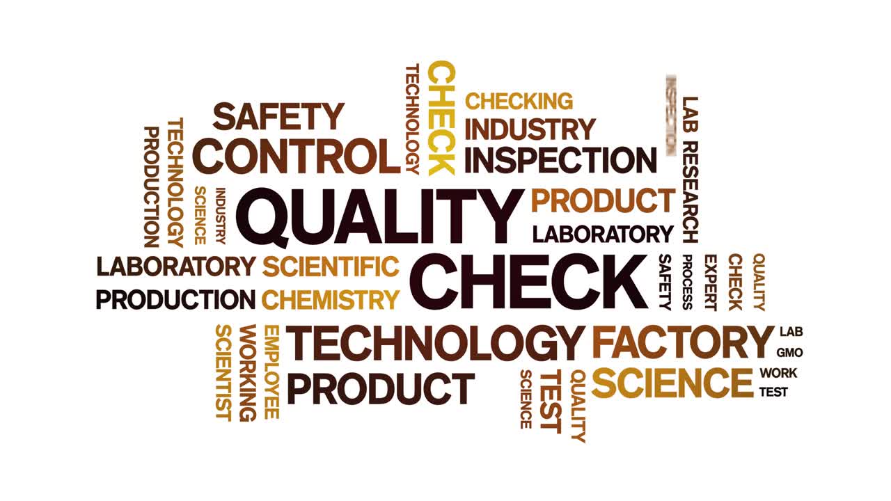 4k 리티 체크 애니메이션 태그 워드 클라우드, 텍스트 디자인, 애니메이션, 원활한 루프