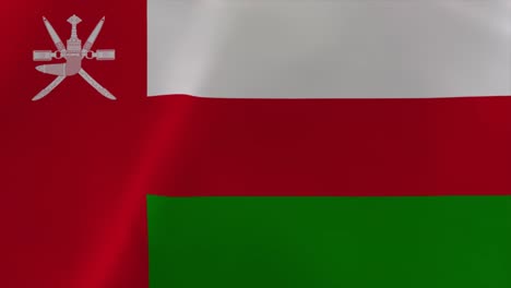 oman waving flag animation 4k moving wallpaper background