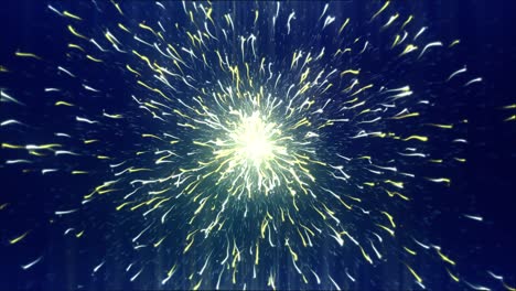 abstract animation of particle explosive loop