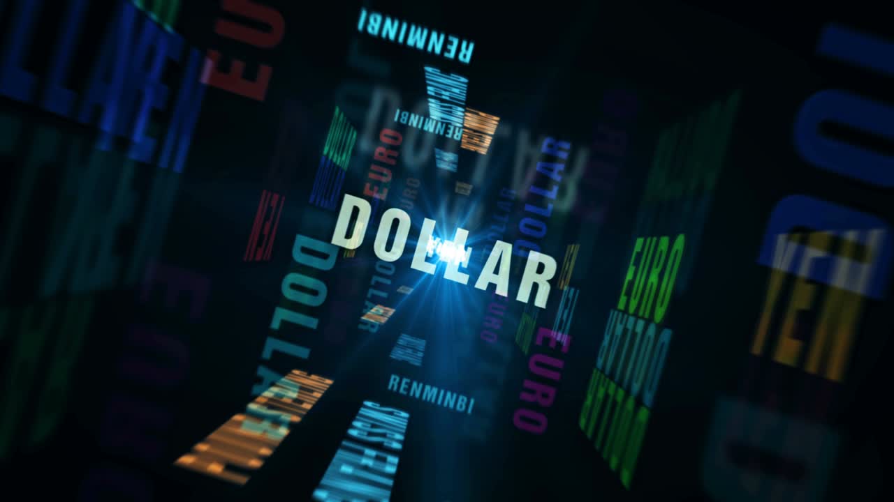 velocidad de vuelo sobre moneda bucle de texto concepto abstracto