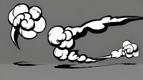 cartoon smoke and motion effects