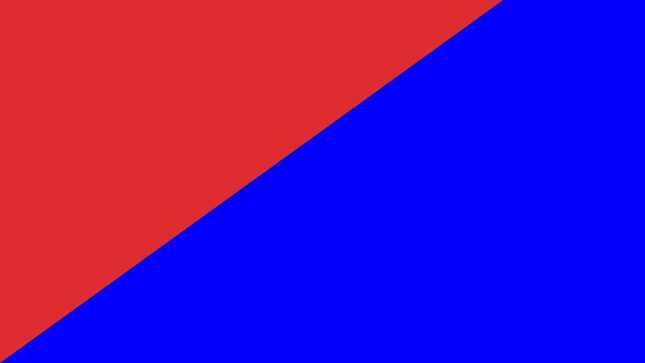 Transición de formas de color.