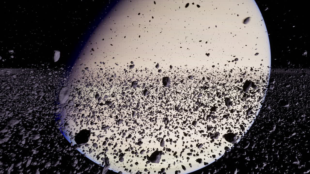 explorando los anillos y la atmósfera de saturno en el espacio profundo