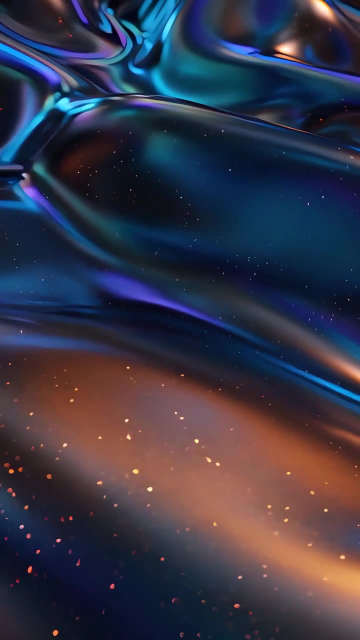 Abstract Metallic Waves Background 4K