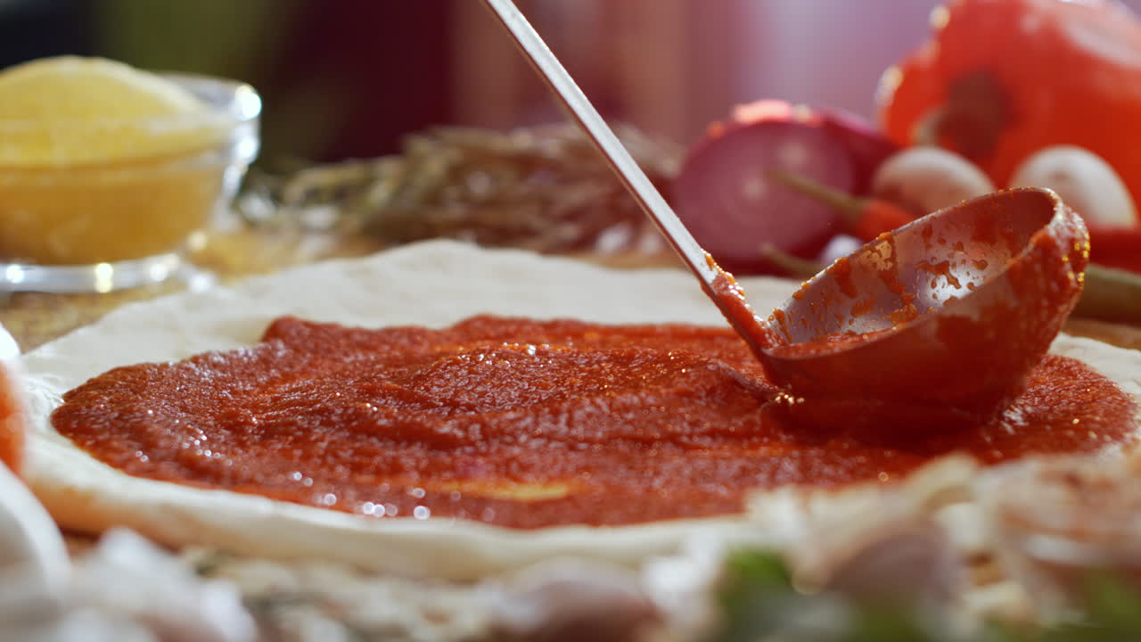 Costruzione di pizza