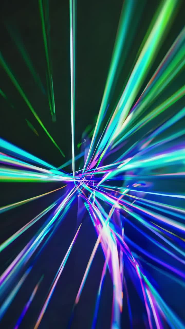 tracce di luce al neon astratte