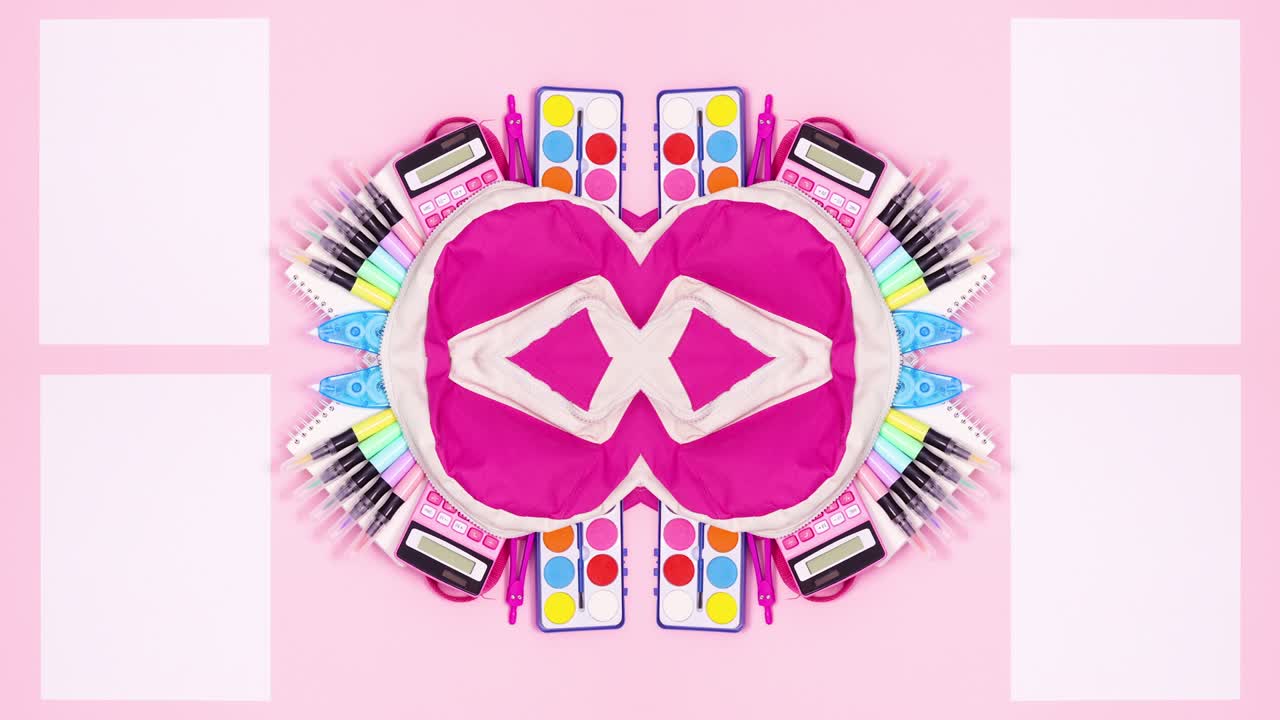 배에 있는 학교 서류의 스 모션 애니메이션