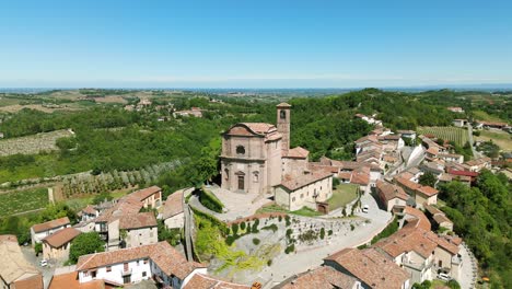 iglesia de san ambrosio o ambrogio en treville, en el norte de italia