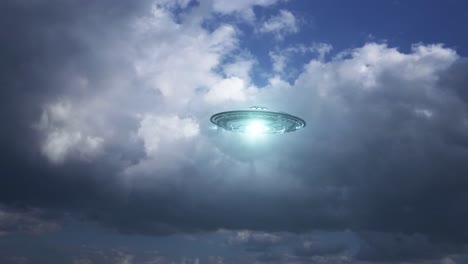 ufo in the sky