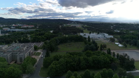 parliament house on an overcast day