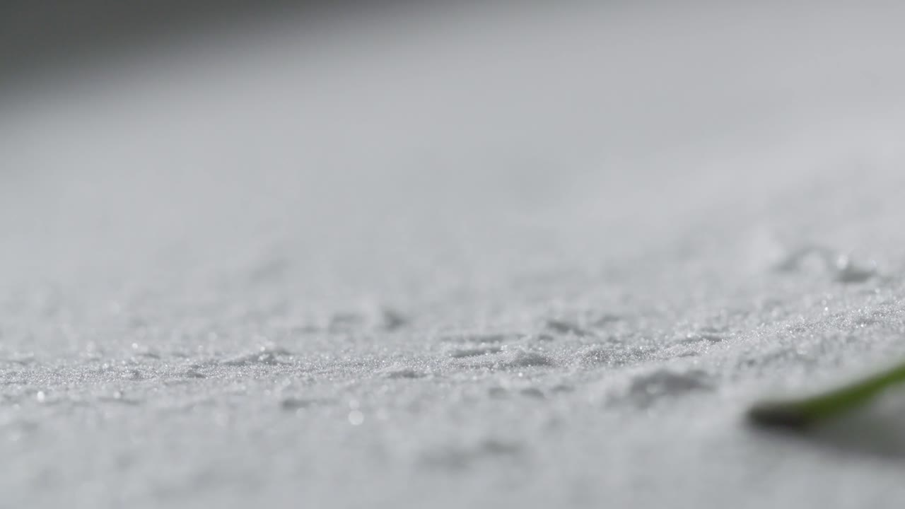 macro disparo si los cristales de hielo