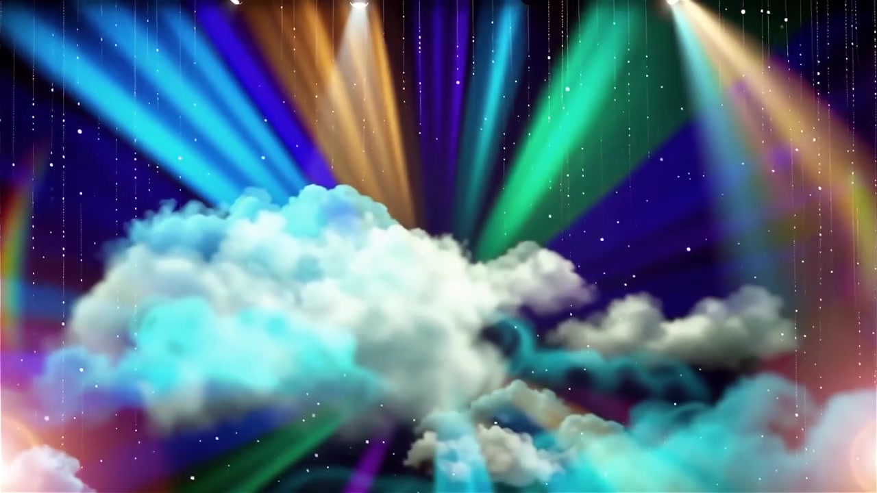 Sfondo di Adorazione Cristiana con Luce Celeste