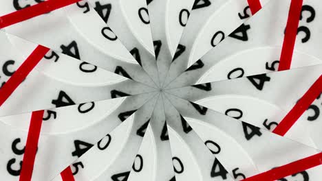 número abstracto espiral 16