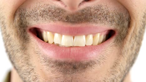 close-up of smiling man