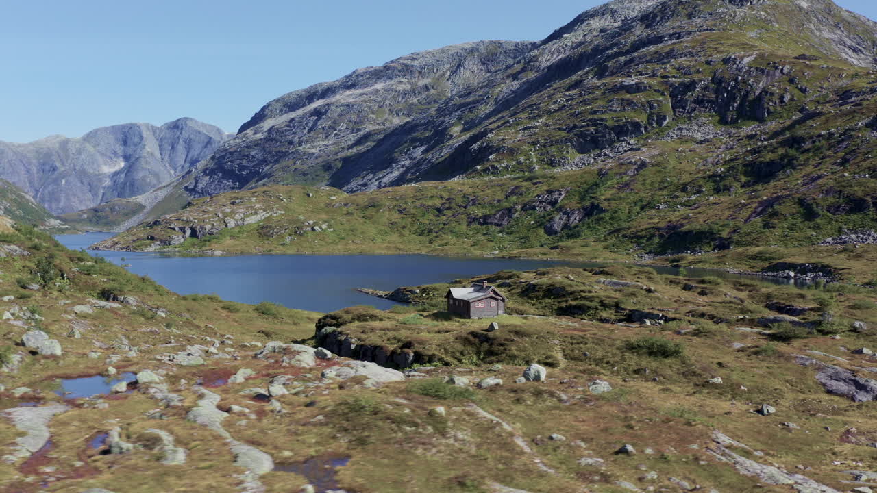Norwegian Mountain Cabin by a Lake