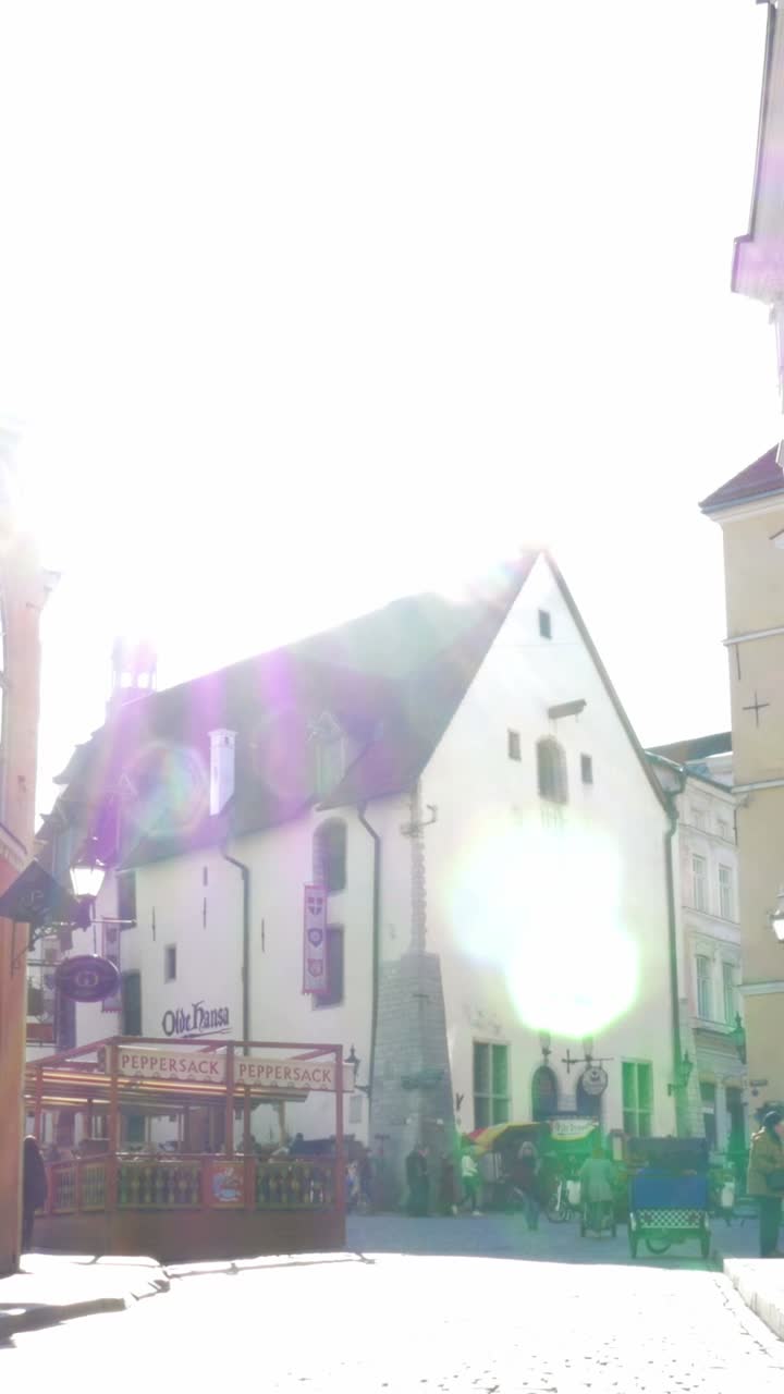 Old Town Tallinn Street Scene