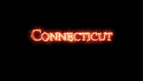 connecticut escrito con fuego. bucle