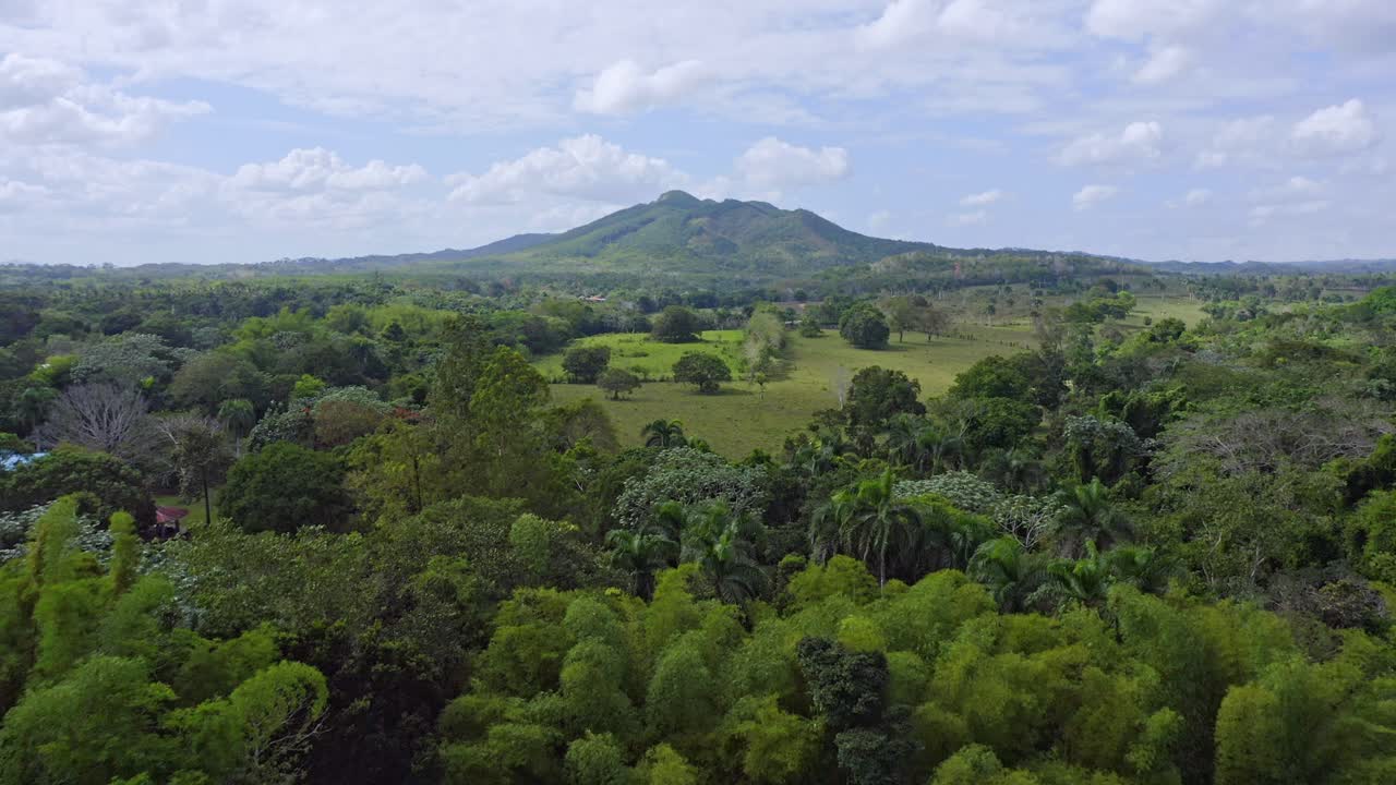 Bayaguana, Comatillo in Dominican Republic. Aerial forward