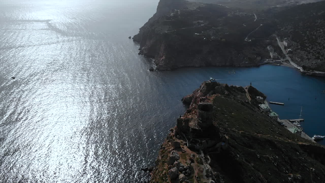 Coastal View with Sea and Mountains