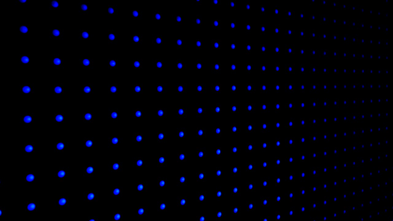 абстрактный фон с анимацией движущиеся цифровые световые точки светятся для события, концерта или заголовка, показанного в презентации