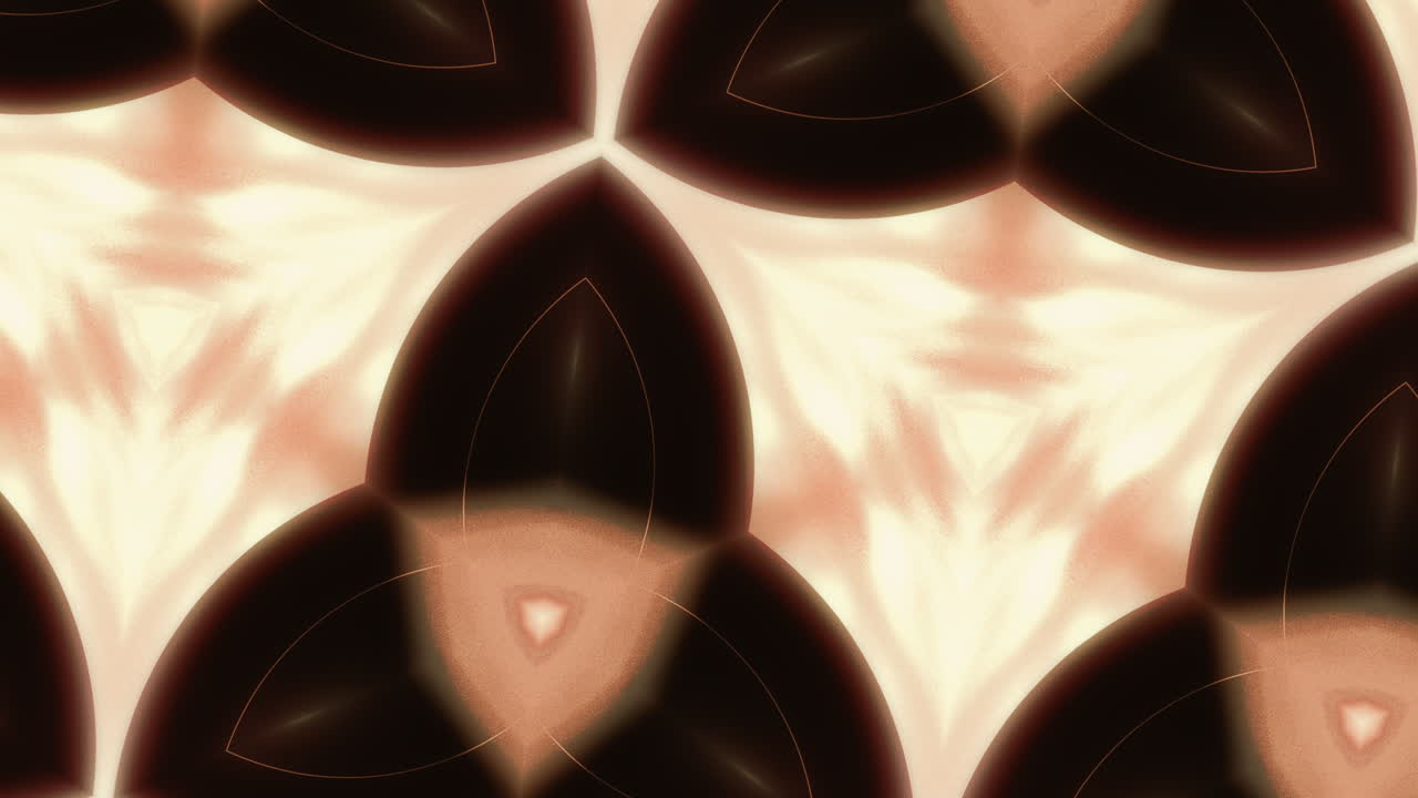 Abstract triangle-like kaleidoscope animated pattern