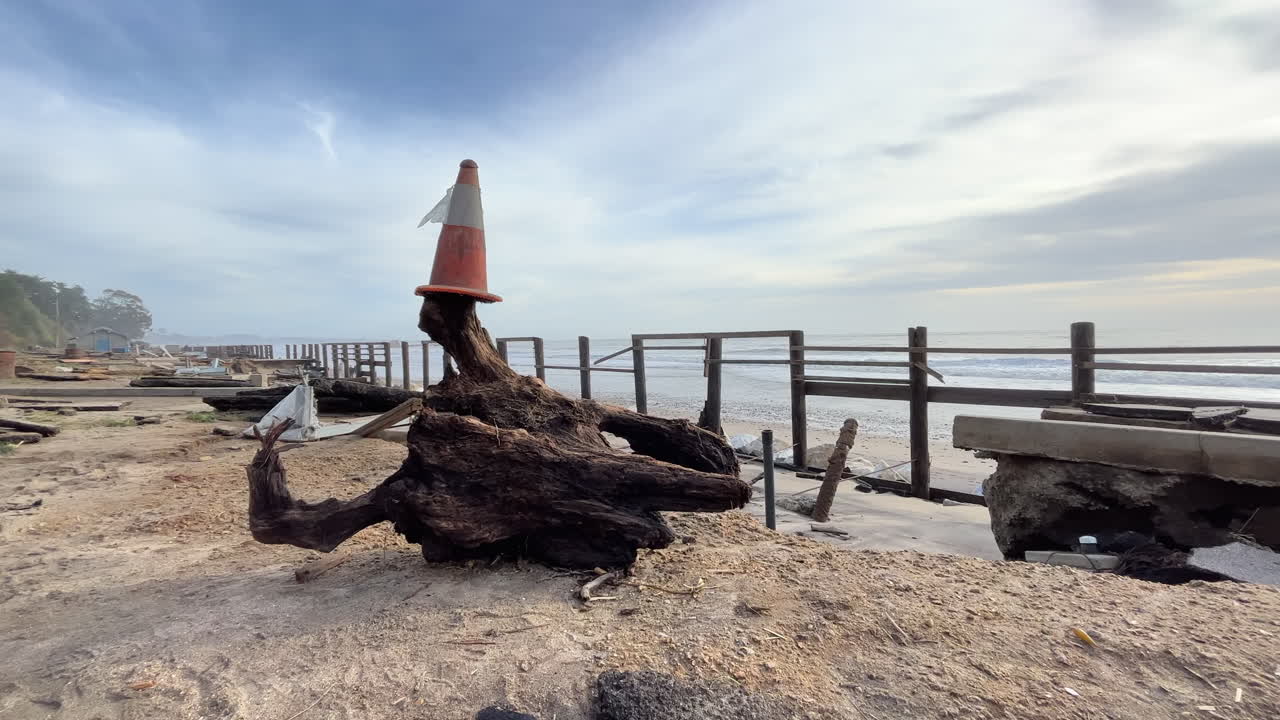 극심한 폭풍 여파