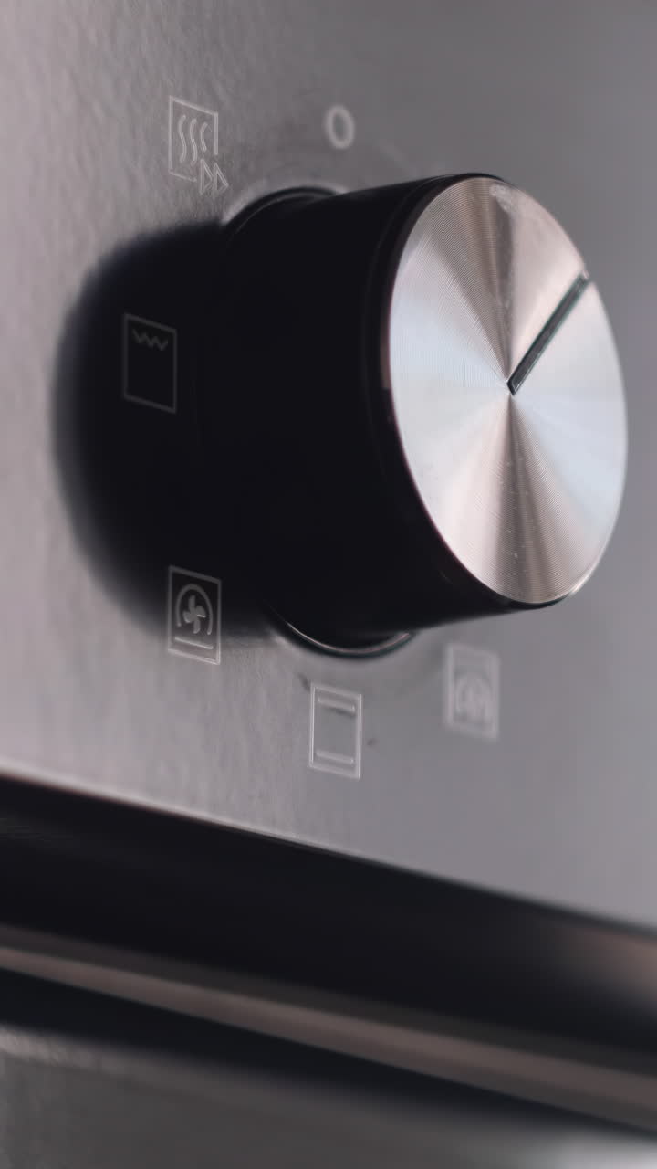 impostazione della manopola del forno