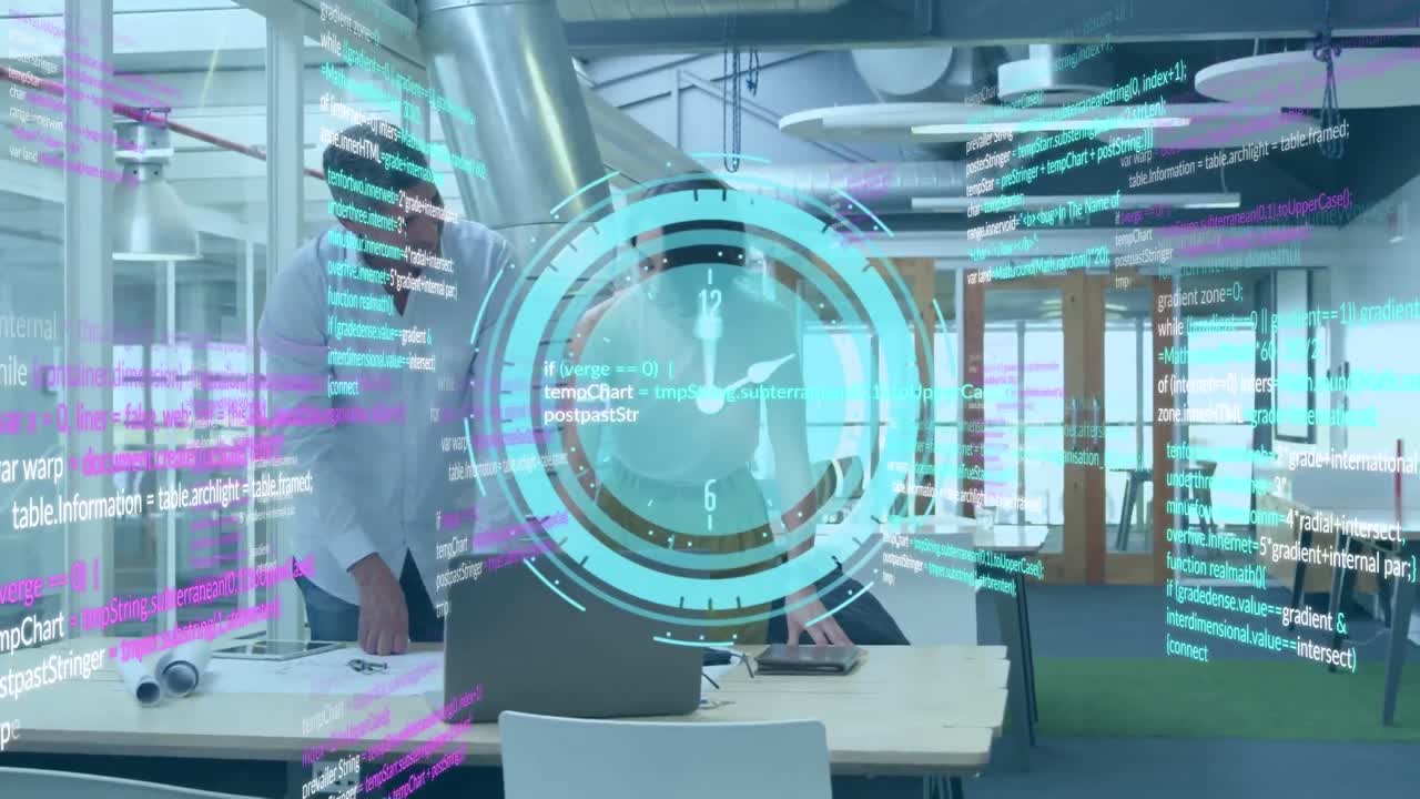 다양한 사업가들이 이야기하는 데이터 처리의 애니메이션