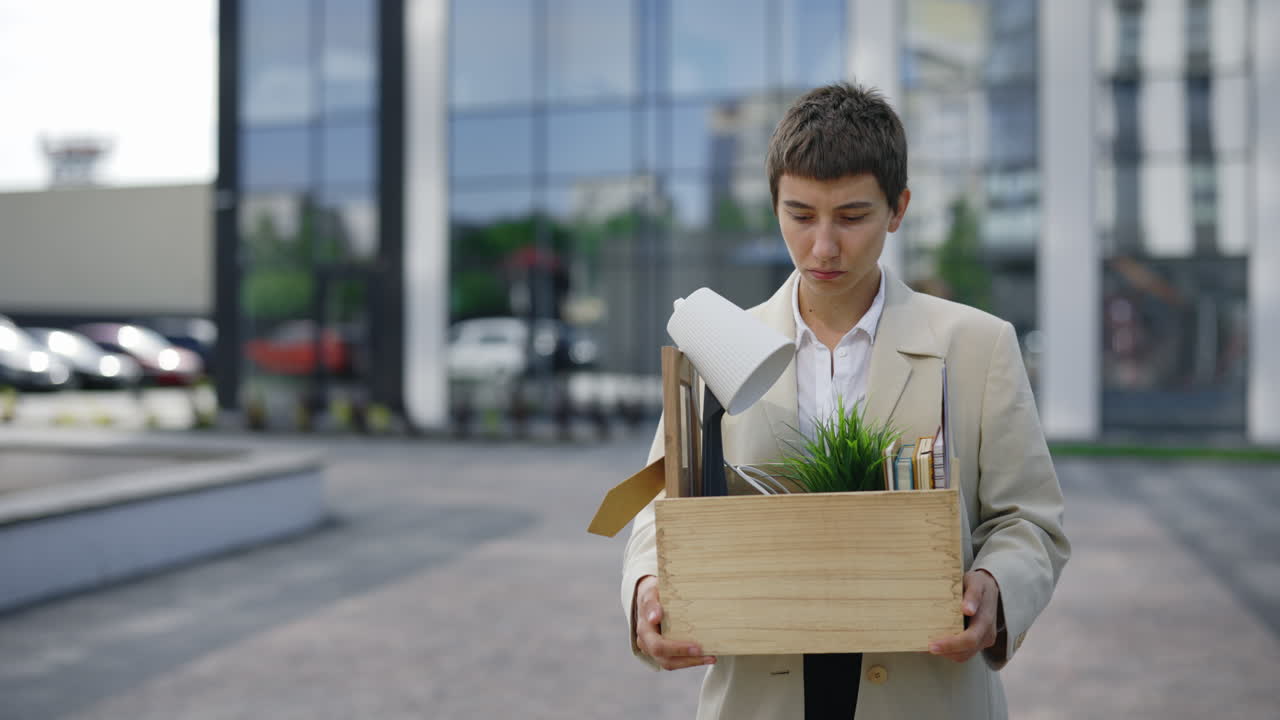 mujer que deja el trabajo
