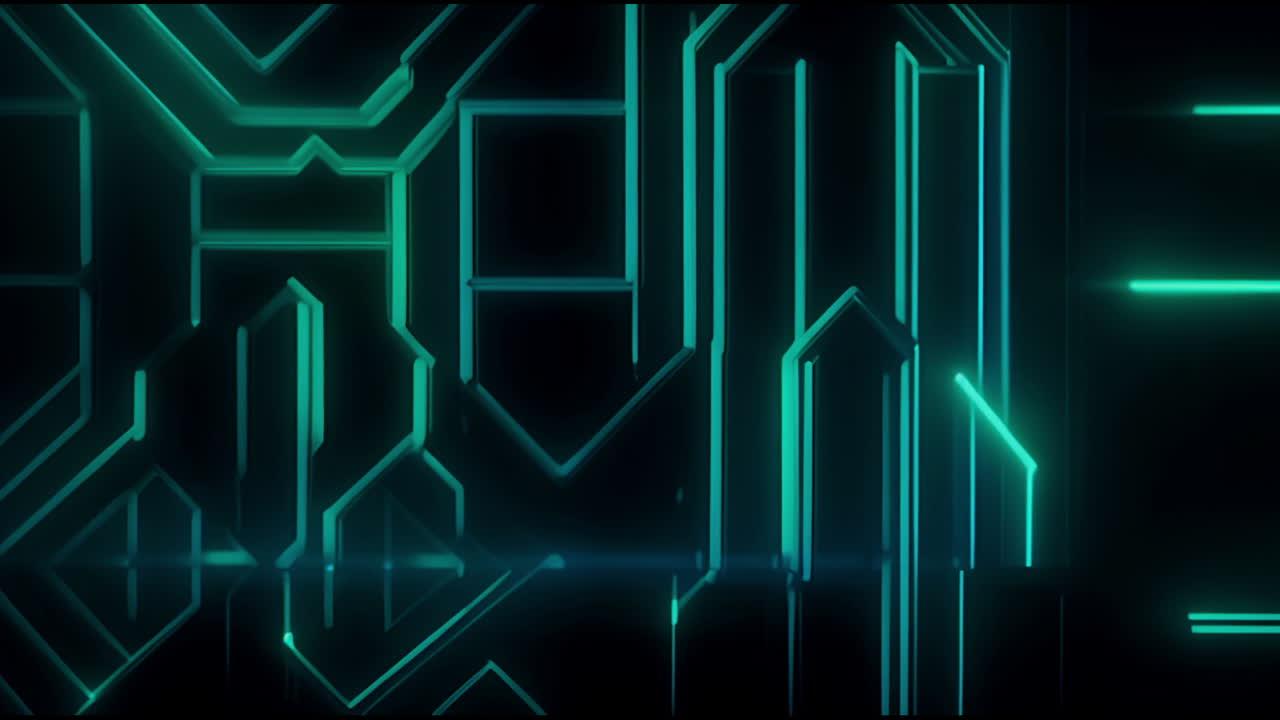 Abstract Digital Circuit Network Background