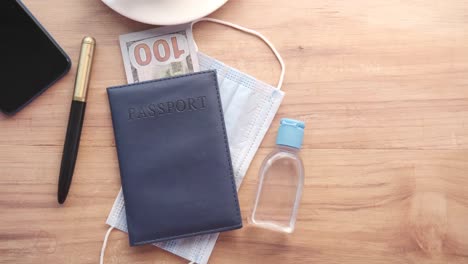travel essentials and covid-19 protection items