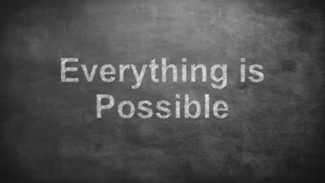 everything is possible