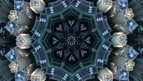 stadt new york kaleidoskop landschaft mandala animation grafik party hintergrund führte trance trippy