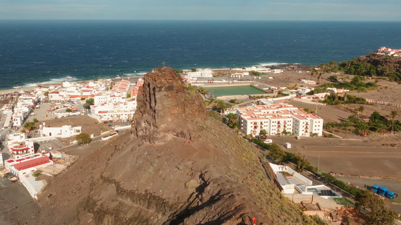 Gran Canaria island in hot climate off the Atlantic coast, Aerial view