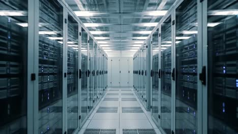 innovative infrastructure is highlighted as rows of servers and equipment are showcased in a well-organized data center. this facility emphasizes efficiency, security, and cutting-edge technology.