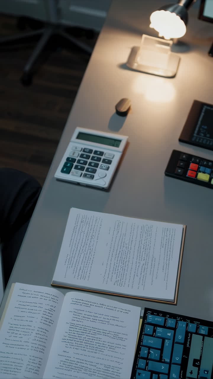 Nighttime Office Work