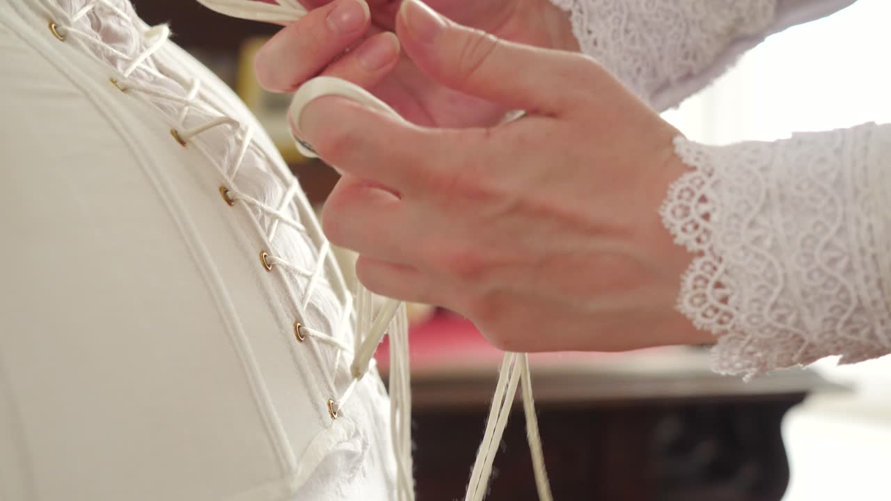 빈티지 코르 을 는 여자