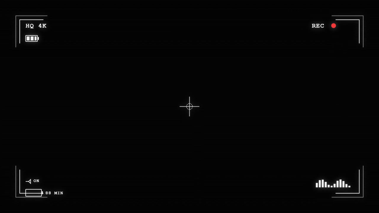 Digital Camera Viewfinder Overlay with Recording Interface