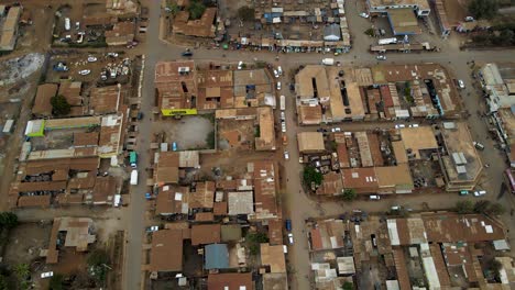 drone view of the rural kenya